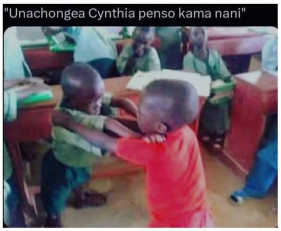 'unachongea cynthia penso kama nani