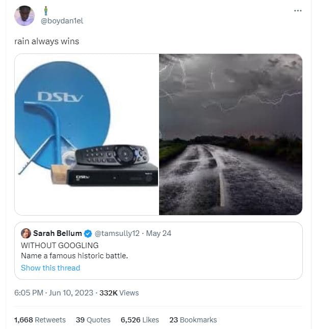 Boydanlel rain always wins dsu sarah bellum tamsully12 may 24 without googling n