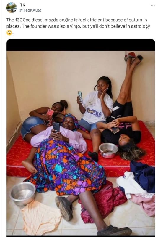 Tk tedkauto the 13oocc diesel mazda engine is fuel efficient because of saturn i