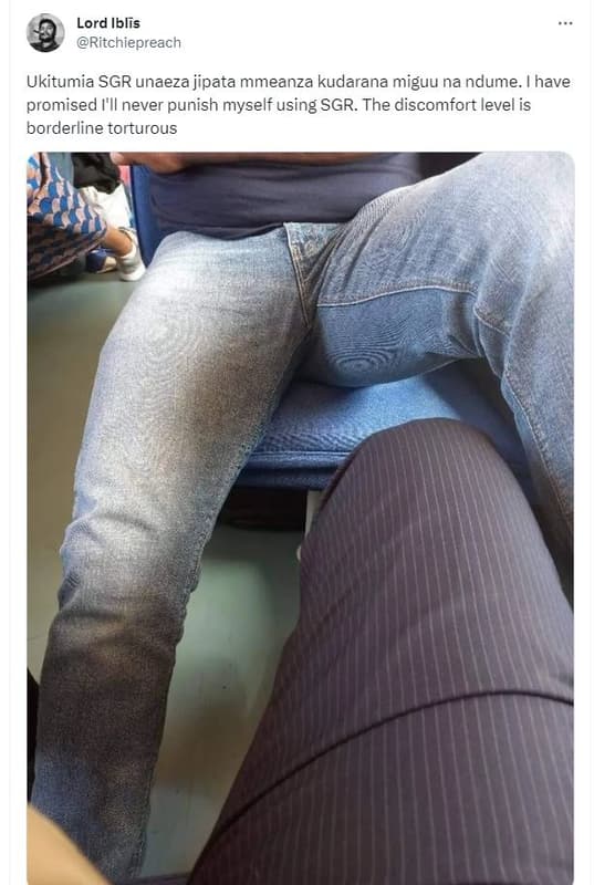 Lord iblis ritchiepreach ukitumia sgr unaeza jipata mmeanza kudarana miguu na nd