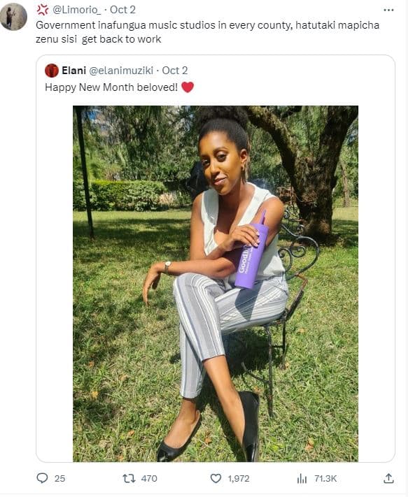 2x limorio_ oct 2 government inafungua music studios in every county hatutaki ma