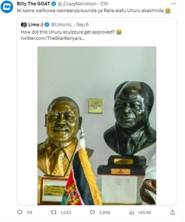 Billy the goat _crazynairobian 23h ni kama walikuwa wameanza kuunda ya raila ala