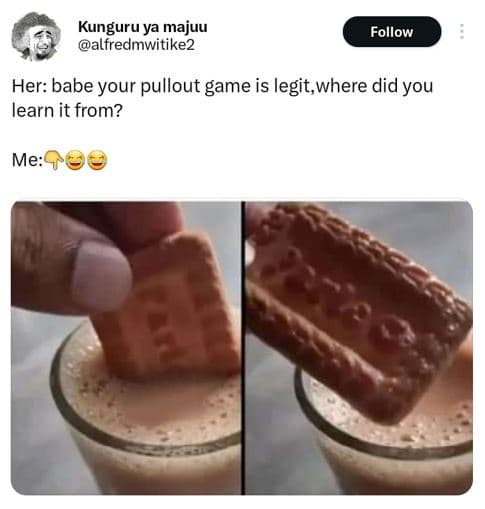 Kunguru ya majuu alfredmwitike2 follow her babe your pullout game is legit,where