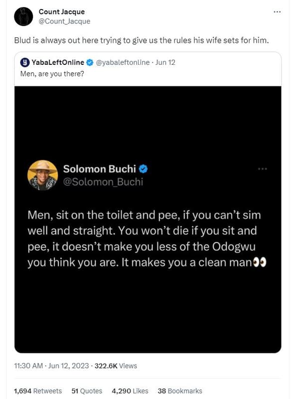 Count jacque count_jacque blud is always out here trying to give us the rules hi