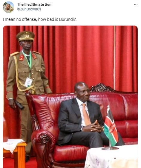 The illegitimate son zuribrowne1 imean no offense. how bad is burundi?.