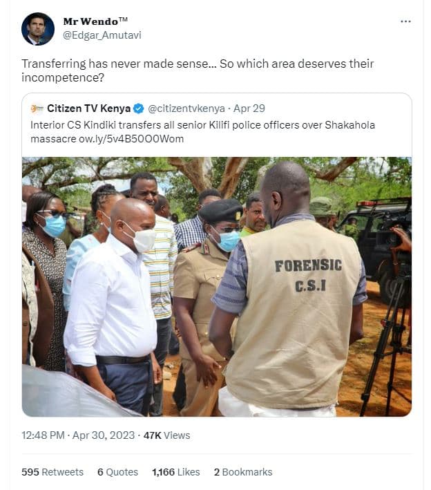 Mr wendo tm edgar_amutavi transferring has never made sense_ so which area deser