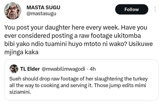 Masta sugu mastasugu follow you post your daughter here every week. have you eve