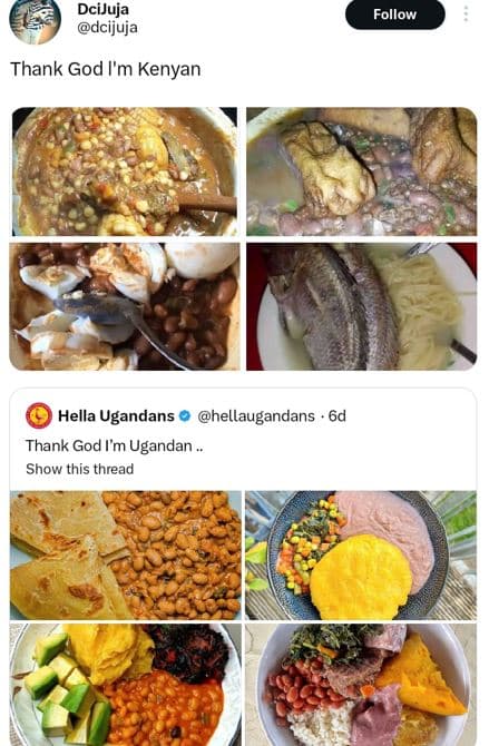 Dcijuja dcijuja follow thank god i'm kenyan hella ugandans hellaugandans thank g