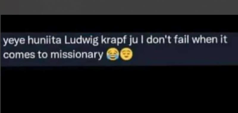 Yeye huniita ludwig krapf ju don't fail when it comes to missionary