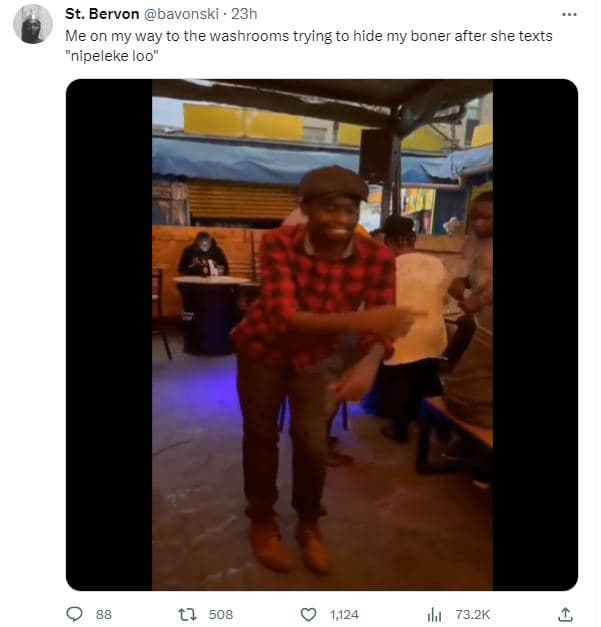 St. bervon bavonski 23h me on my way to the washrooms trying to hide my boner af