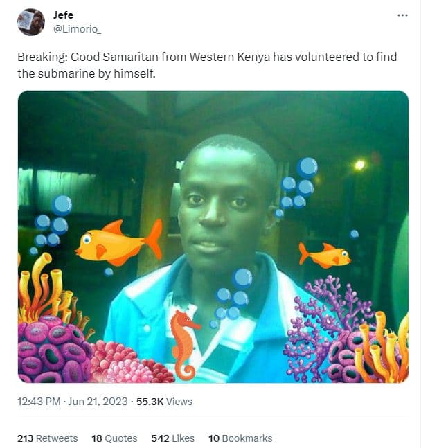 Jefe limorio_ breaking good samaritan from western kenya has volunteered to find