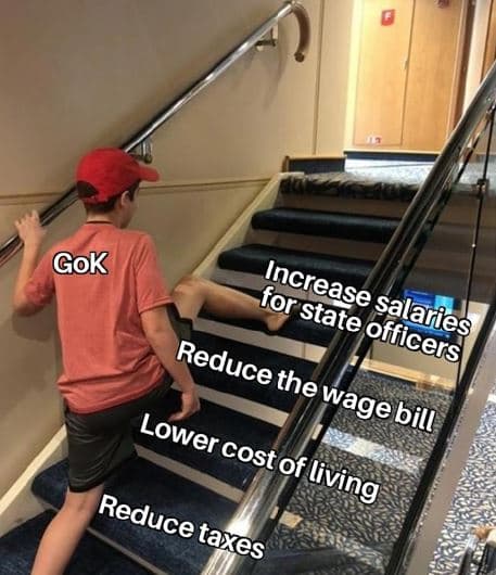 Gok increase for state 'salaries_ officers reduce, the wage lower bill cost of l