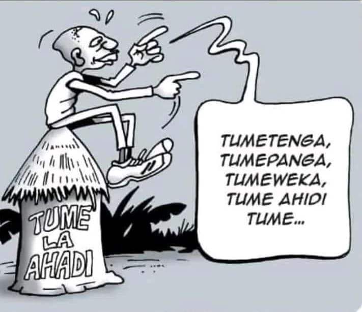 Tumetenga, tumepanga, tumeweka, tume ahidi tume jume la afap
