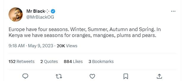 Mr black mrblackog europe have four seasons. winter summer autumn and spring. in