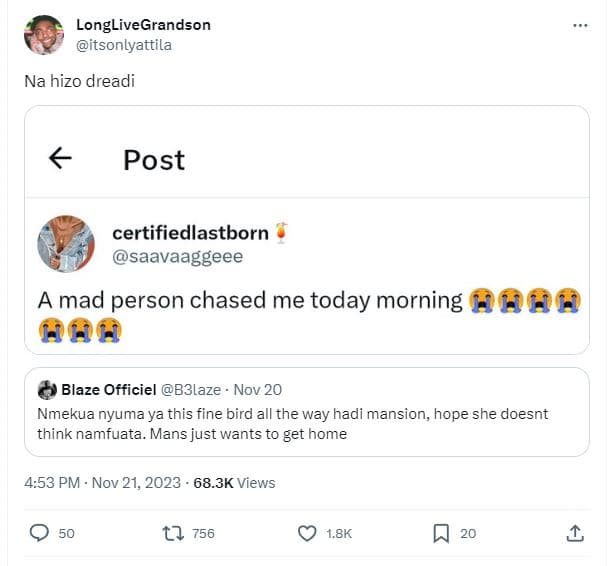 Longlivegrandson itsonlyattila na hizo dreadi post certifiedlastborn saavaaggeee