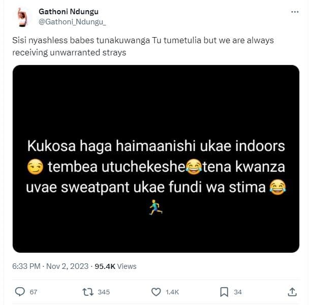 Gathoni ndungu gathoni_ndungu _ sisi nyashless babes tunakuwanga tu tumetulia bu