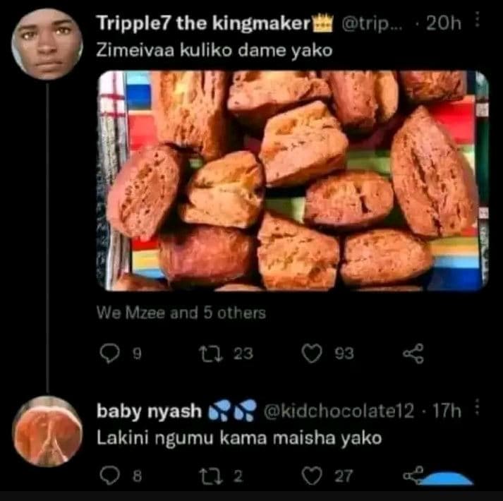 Tripple7 the kingmaker trip . zimeivaa kuliko dame yako 20h we mzee and 5 others