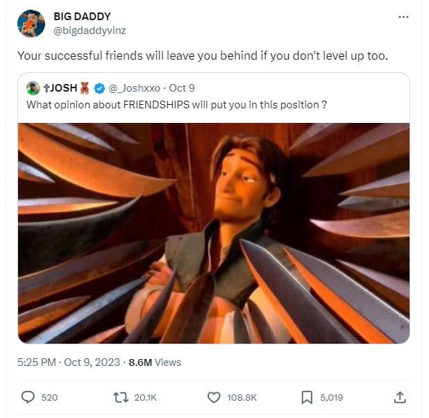 Big daddy bigdaddyvinz your successful friends will leave you behind if you don'