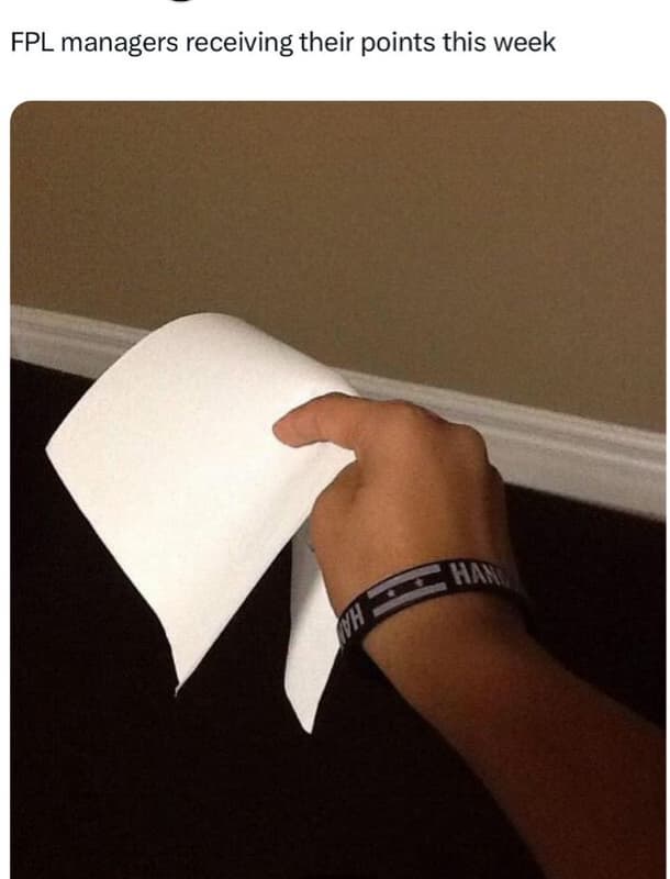 Fpl managers receiving their points this week harg