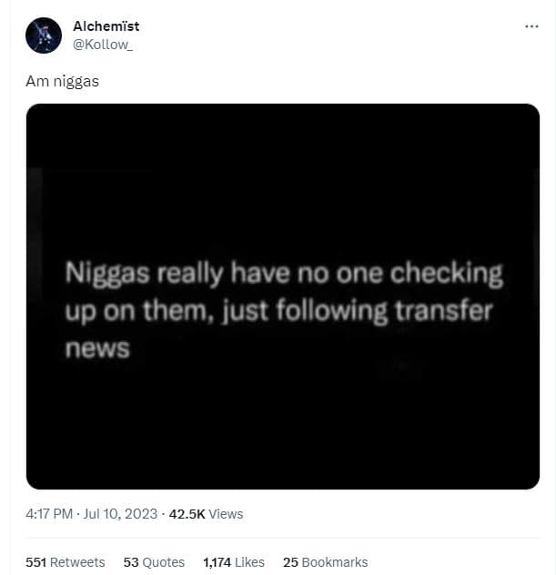 Alchemist kollow_ am niggas niggas really have no one checking up on them, just