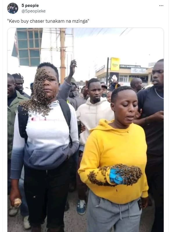 5 people 5peopleke kevo buy chaser tunakam na mzinga'