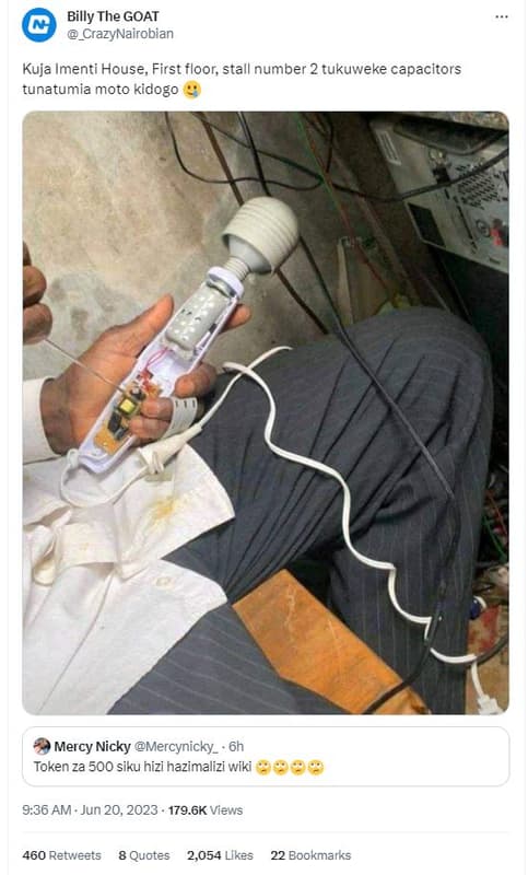 Billy the goat crazynairobian kuja imenti house first floor stall number 2 tukuw