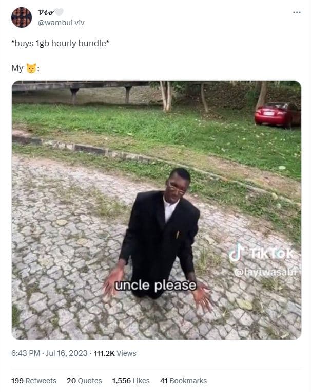 Viv wambui_viv 'buys 1gb hourly bundle my dsrwkvok laviwasa uncle please 6.43 pm