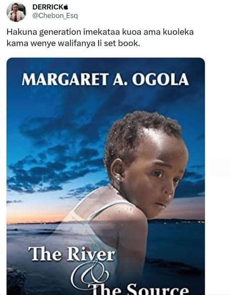 Derrick. chebon esq hakuna generation imekataa kuoa ama kuoleka kama wenye walif