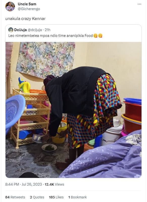 Uncle sam gicherengo unakula crazy kennar dcijuja dcijuja 21h leo nimetembelea m