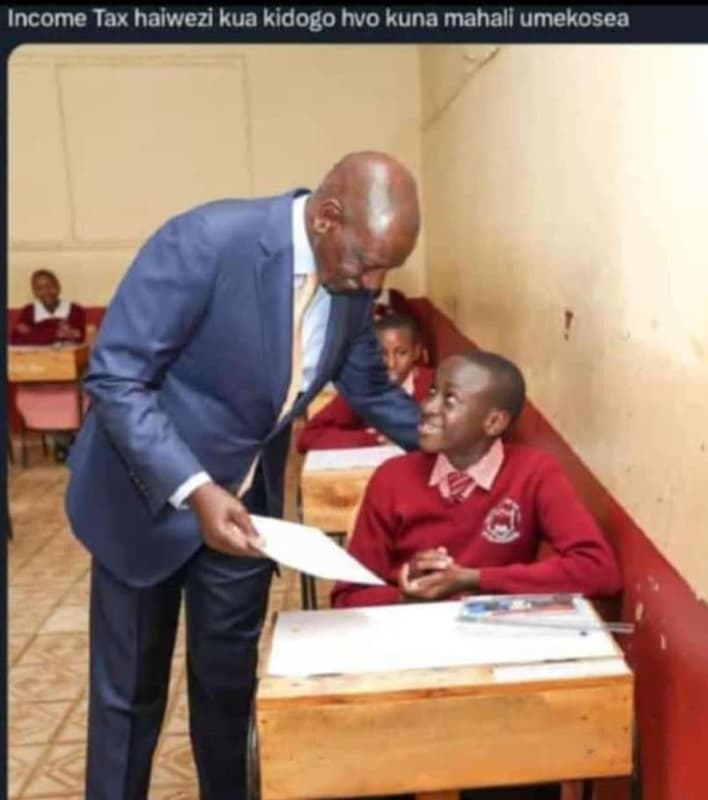 Income tax haiwezi kua kidogo hvo kuna mahall umekosea