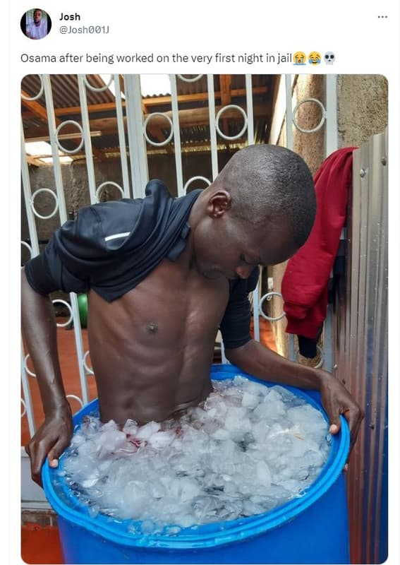 Josh josh0oj osama after being worked on the very first night in jail 5 2