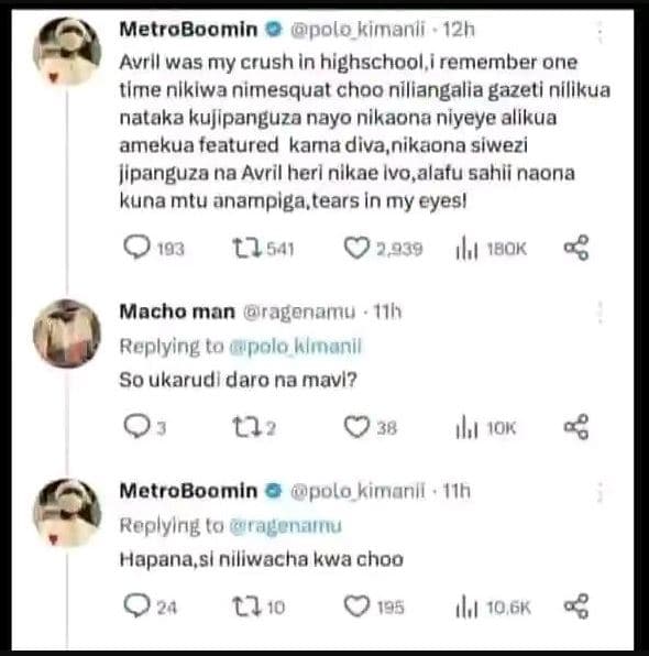 Metroboomin gpolo kumanli 12h avrll was my crush in highschool i remember one ti