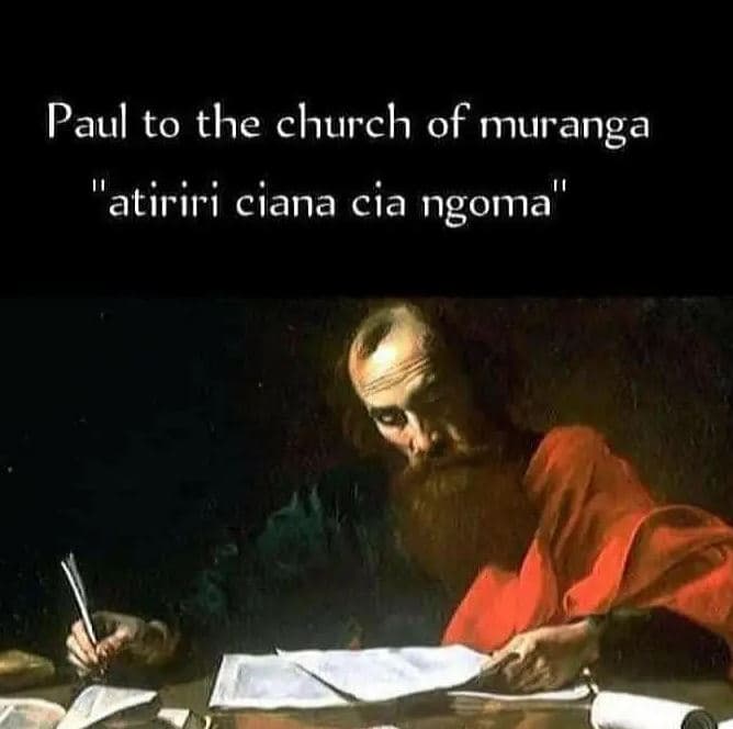 Paul to the church of muranga 'atiriri ciana cia ngoma'