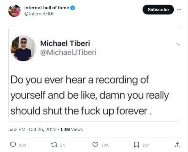 Internet hall of fame internethof subscribe michael tiberi michaeljtiberi do you