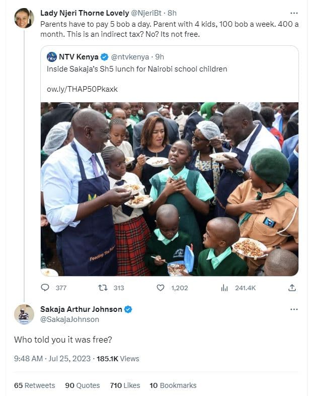 Lady njeri thorne lovely njeribt 8h parents have to pay 5 bob day. parent with 4