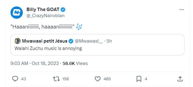 Billy the goat crazynairobian haaaniiiiiiii, haaaaniiiiiiiii jrr mwawasi petit j