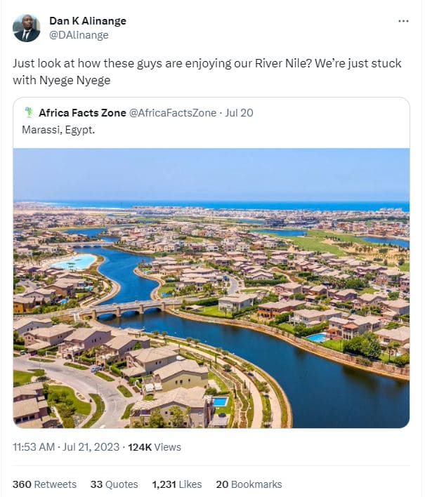 Dan k alinange dalinange just look at how these guys are enjoying our river nile