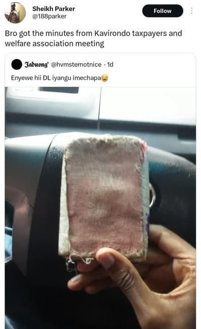 Sheikh parker 188parker follow bro got the minutes from kavirondo taxpayers and