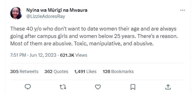 Nyina wa myrig0 na mwaura lizzieadoresray these 40 ylo who don't want to date wo