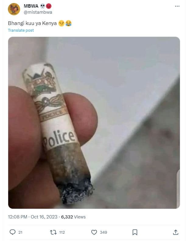 Mbwa mistambwa bhangi kuu ya kenya translate post olice 12.08 pm . oct 16, 6,332