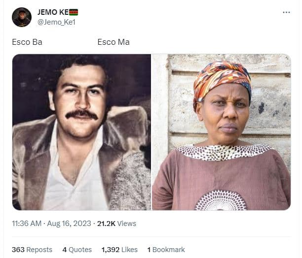 Jemo ke jemo_kel esco ba esco ma 11.36 am aug 16, 21.2k views 363 reposts 4 quot