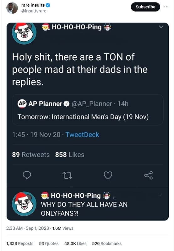 Rare insults insultsrare subscribe hohohoping holy shit, there are a ton of peop