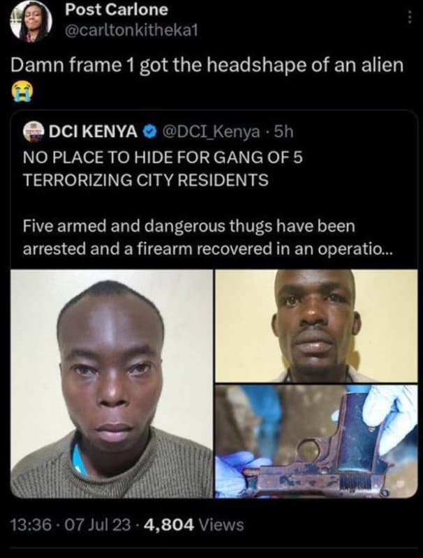 Post carlone carltonkithekal damn frame 1 got the headshape of an alien dci keny