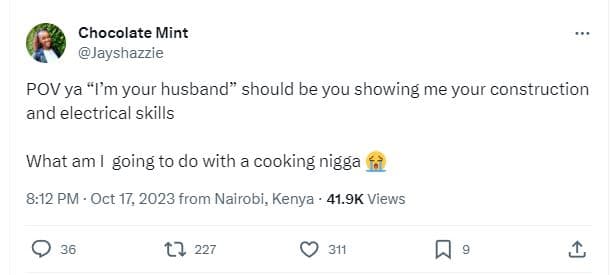 Chocolate mint jayshazzie povya l'm your husband should be you showing me your c