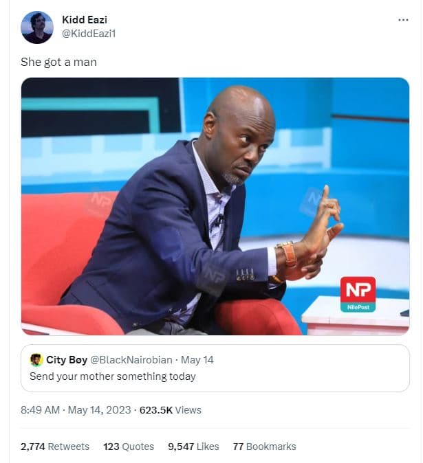 Kidd eazi kiddeazil she got a man n? nilprs city boy blacknairobian may 14 send