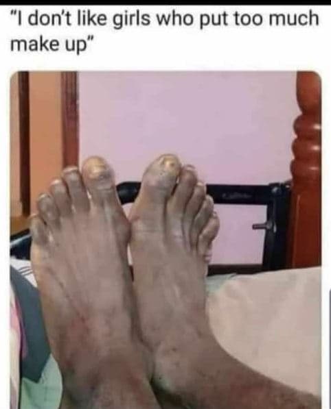 Idont like girls who put too much make up