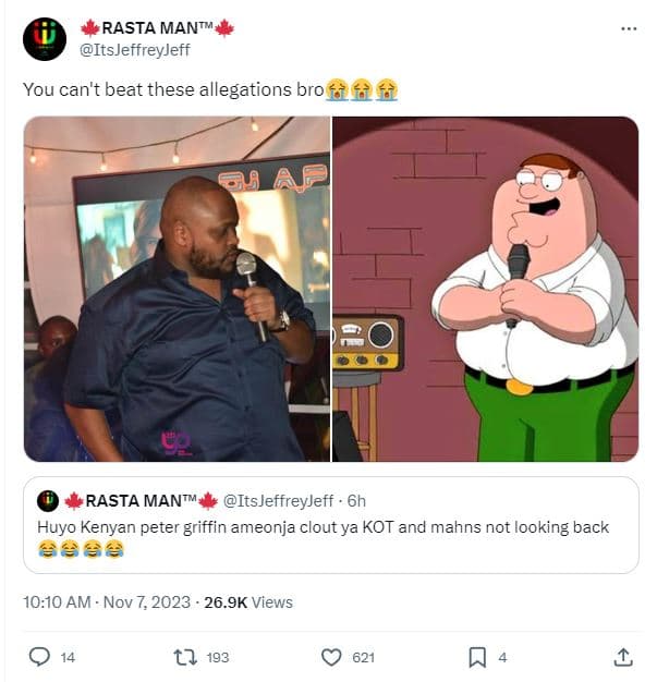 Rasta mantm itsjeffreyjeff you can't beat these allegations bro íà55 rasta mantm