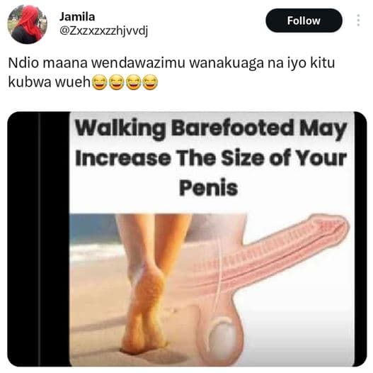 Jamila zxzxzxzzhjvvdj follow ndio maana wendawazimu wanakuaga na iyo kitu kubwa