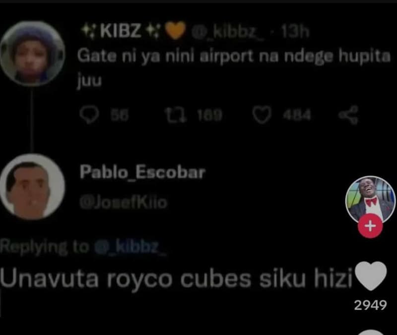 Kibz hbbz 12ia gata ni ya nlnl alrport no ndege huplta juu 8 1 1 11 pablo escoba