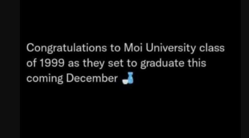 Congratulations to moi university class of as they set to graduate this com ing